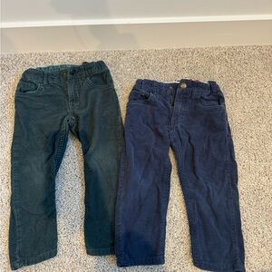 H&M Kids Corduroy Pants Set - Green and Blue